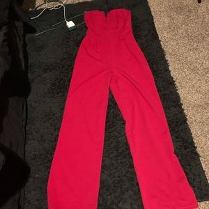 Red jumpsuit medium